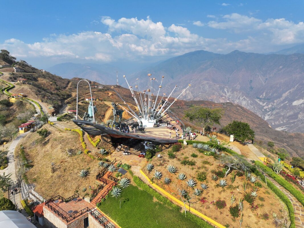 Parque Nacional del Chicamocha (Panachi) desde el mirador