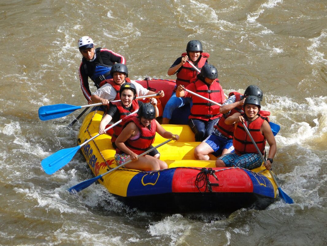 Rafting en el río Fonce en San Gil, Santander